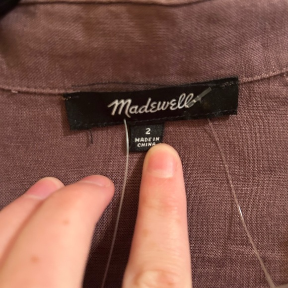 Madewell Short-Sleeve Button-Front Midi Shirtdress - NWT - Picture 5 of 9